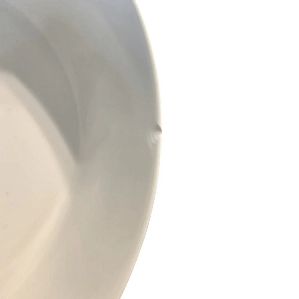 Iittala Teema White 30cm‎ 2.5L Serving Bowl Kaj Franck Finland Ceramic Chipped